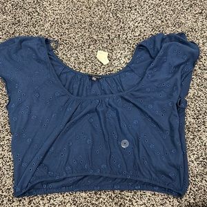 Aeropostale Womens M navy blue crop top